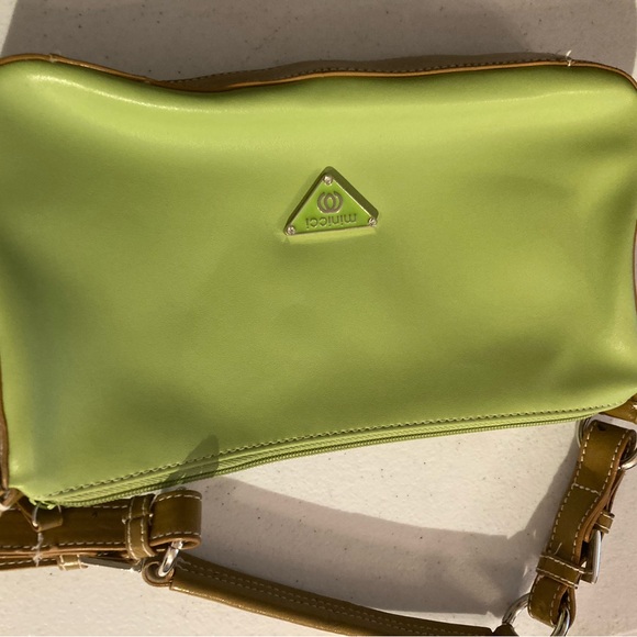 Minicci Green and Brown Mini Bag - Picture 1 of 5